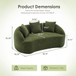 Loveseat Sofa, Compact Design For Small Spaces