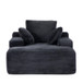 Oversized Chaise Lounge Chair Cozy Cloud Couch With 3 Throw Pillows And Wide Armrest