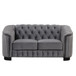 Upholstered Loveseat Sofa With Thick Removable Seat Cushion