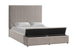 Mio Velvet Gray Platform Bed