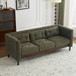 Upholstered Sofa Modern 3 Seater Sofa Couch With Tufted Design For Living Room