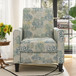 Push Back Upholstered Recliner Armchair