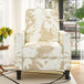 Push Back Upholstered Recliner Armchair