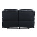 Ralorel - Loveseat - Black Top Grain Leather