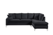 Elina L-Shaped Velvet Sectional
