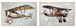 Hand Painted Textured Canvas in Frame 20x56 (Set of 2) - Dark Gray