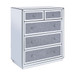 Noralie - Console Cabinet - Faux Diamonds & Mirrored