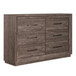 Horizons - 6 Drawer Dresser - Gray
