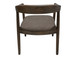 Natural Teca - Wooden Armchair - Quartersawn Oak / Marooned Brown