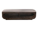 Black Balam - Wooden Bench With Fabric Cushioned Seat - Oil Black