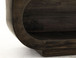 Black Balam - Wooden Bench With Fabric Cushioned Seat - Oil Black