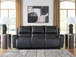 Glossmore - Reclining Sofa - Black