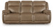 Glencroft - Power Reclining Sofa With Adjustable Headrest - Sahara