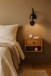 Mini Floating Open Bedside - Oak