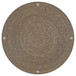 Halden - Round Woven Seagrass Accent Side Table - Light Brown