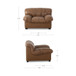 Halston - Arm Chair - Dark Brown