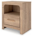 Kinlanni - One Drawer Night Stand - Tan