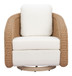 Solara - Outdoor Swivel Chair - Ivory