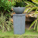 Zen Bowl Water Fountain, Outdoor Bird Feeder / Bath Fountains, Relaxing Water Feature For Garden
