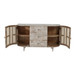 TV Console With Cane Doors - Multicolor