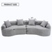 4 Seater Sofa With Fabric, 30D, 60 Hardness Full Sponge, 4 Pillow For Living Room, Home Furniture Sleeper Sectional Sofa For Apartment