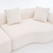 4 Seater Sofa With Fabric, 30D, 60 Hardness Full Sponge, 4 Pillow For Living Room, Home Furniture Sleeper Sectional Sofa For Apartment