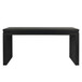 Modern Rustic Wood Table, Rectangular Living Room Center Table With Floating Top Design