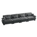Super Comfort Oversized Modular Sectional Sofa, Deep Seat Convertible L Shaped Couch