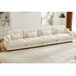 Super Comfort Oversized Modular Sectional Sofa, Deep Seat Convertible L Shaped Couch