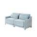 Elegant Sofa With Ergonomic Design And Lumbar Pillows