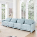 Elegant Sofa With Ergonomic Design And Lumbar Pillows