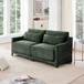 Elegant Sofa With Ergonomic Design And Lumbar Pillows