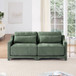 Elegant Sofa With Ergonomic Design And Lumbar Pillows