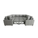 Modern U-Shaped Sectional Sofa Convertible Pull-Out Sofa Bed With USB Ports And Cup Holders