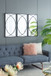 Rectangular Wall Mirrors With Frame, Home Decor For Living Room Bedroom Entryway - Black