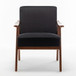 Accent Chair, Classic Mid Century Modern For Extra Seating
