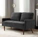 Loveseat Sofa, European Style With Sleek Design, Modern & Vintage Flair, Upholstered 2 Seater Couch