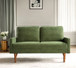 Loveseat Sofa, European Style With Sleek Design, Modern & Vintage Flair, Upholstered 2 Seater Couch