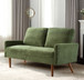 Loveseat Sofa, European Style With Sleek Design, Modern & Vintage Flair, Upholstered 2 Seater Couch