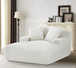 Cloudline - Oversized Chaise Lounge, Modern Comfy Couch With Full Foam Cushioning, Cozy Sleeper Sofabed