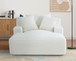 Cloudline - Oversized Chaise Lounge, Modern Comfy Couch With Full Foam Cushioning, Cozy Sleeper Sofabed