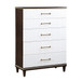 Niles - Chest - White / Cherry