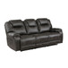 Gainesville - Double Reclining Sofa - Chocolate