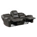 Gainesville - Double Reclining Sofa - Chocolate
