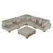 Traverse - Sectional With Ottoman
