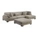 Traverse - Sectional With Ottoman