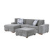 Raife - Sectional With Ottoman