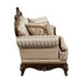 Balthasar - Loveseat - Cherry / Beige