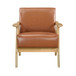 Damala - Accent Chair Light Brown Base