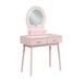 Camilla - Vanity Dresser With Mirror And Stool